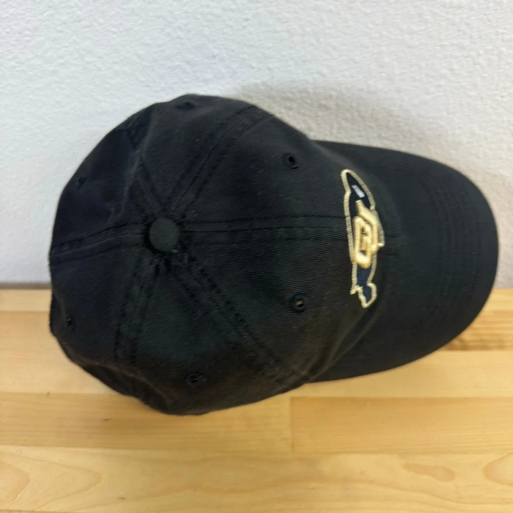 Ouray Sportswear Colorado Buffaloes Hat Black CU Logo Baseball Cap 51000 Mens